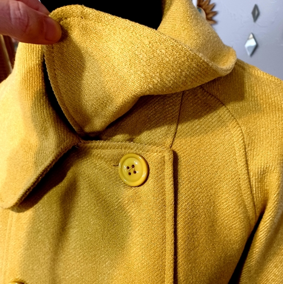 VTG Style Anthropologie Mustard Seed Yellow Jacket - Picture 7 of 13